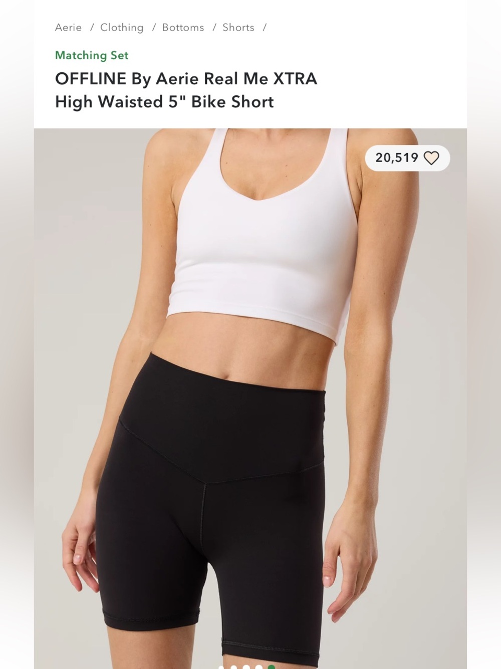 Aerie offline real me bike shorts